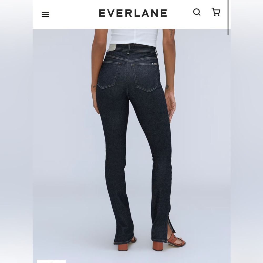 Everlane The Way-High Skinny Split Hem jean